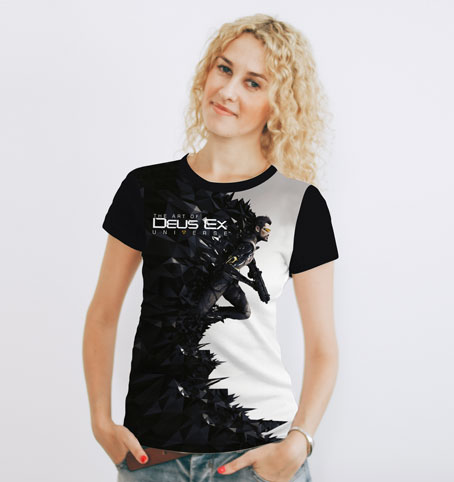 Женская футболка Deus Ex Mankind Divided